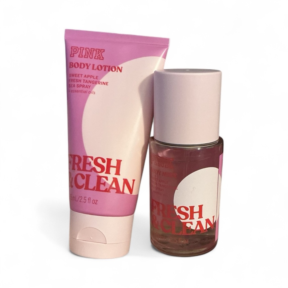 Victoria's Secret Pink Fresh & Clean Body Lotion and Spray Set